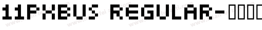 11pxbus Regular字体转换